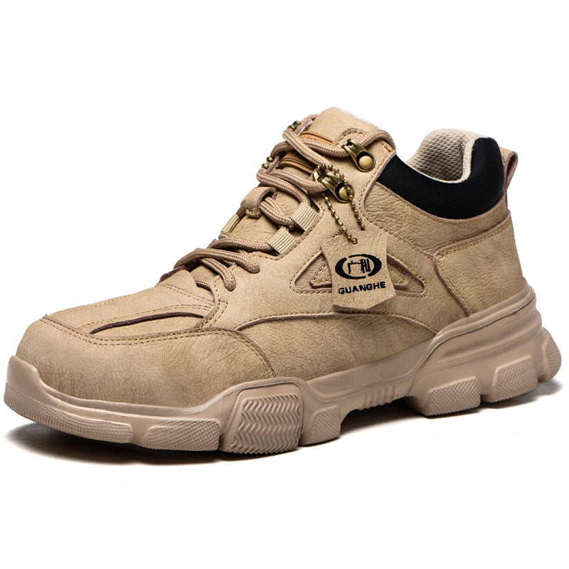 Tênis De Couro Masculino Sneakers Indestructible