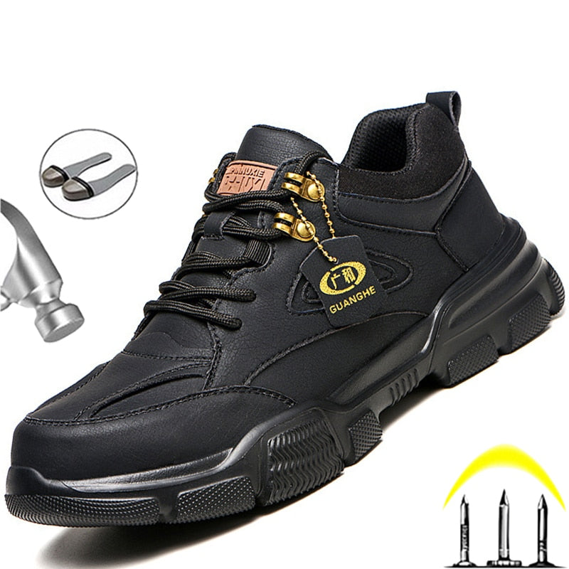 Tênis De Couro Masculino Sneakers Indestructible
