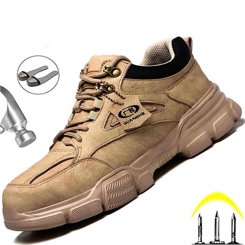 Tênis De Couro Masculino Sneakers Indestructible