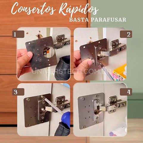 Kit Reparador de Dobradiças 3.0 | Univers Tech