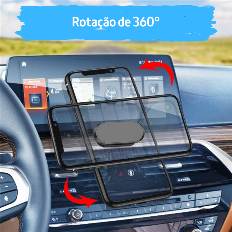 Suporte Magnético 360° para Celular | Hold Phone