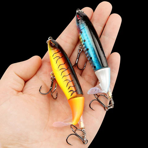 Kit Iscas Artificiais Giratória para Pesca - Compre 6 Leve 8