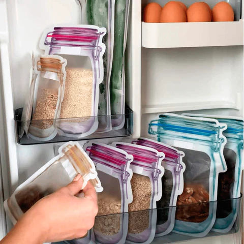 Sacos De Vedação De Alimentos | Kit Com 12 Peças 