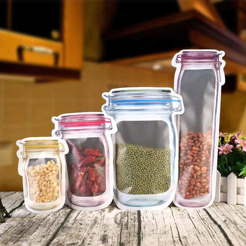 Sacos De Vedação De Alimentos | Kit Com 12 Peças 