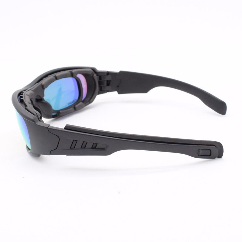 Óculos Motociclista Rider com Adaptação para Lentes de Grau Dia e Noite 4 Lentes