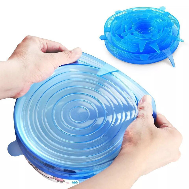 Tampas de Silicone com 6 Peças