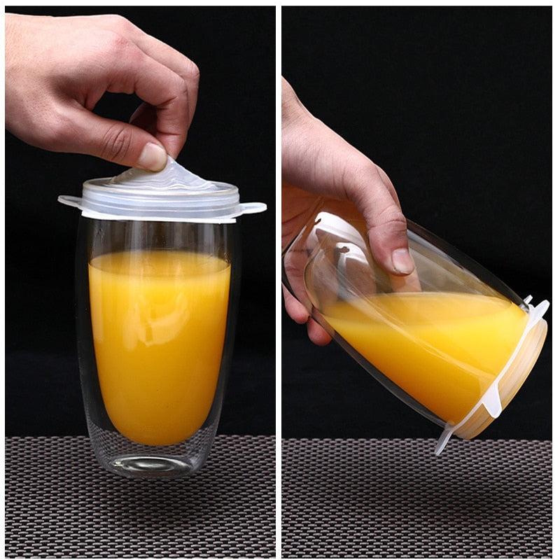 Tampas de Silicone com 6 Peças