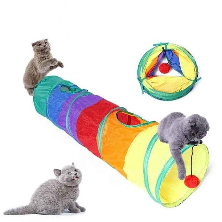 Túnel Dinamique 2 saídas + Bola de Brinde - Para todos os Tamanhos e Idades