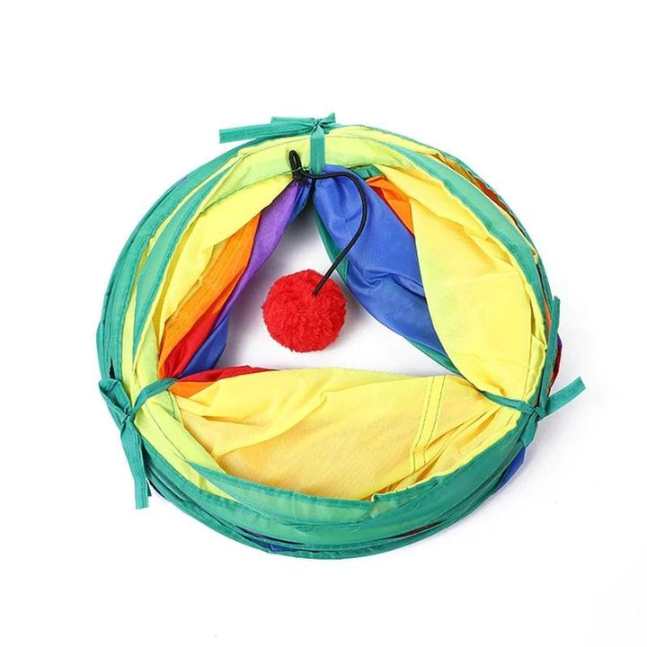 Túnel Dinamique 2 saídas + Bola de Brinde - Para todos os Tamanhos e Idades