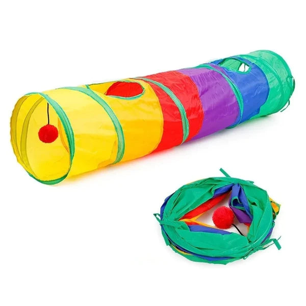 Túnel Dinamique 2 saídas + Bola de Brinde - Para todos os Tamanhos e Idades